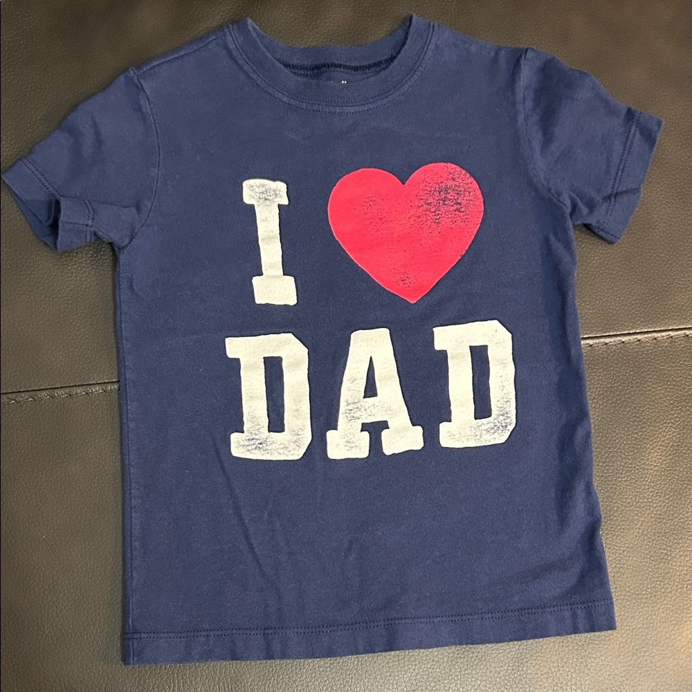 OshKosh B'gosh Navy 'I Heart Dad' Tee